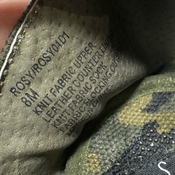 Steven Steve Madden Rosy Pointed Toe Camouflage Knit Flats Green Size 8 - Picture 8 of 8